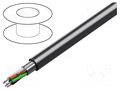 Wire; 5x24AWG; RS232; stranded; Cu; shielded,Al-PET foil; chrome BELDEN 9535.01152