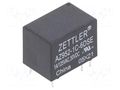 Relay: electromagnetic; SPDT; Ucoil: 6VDC; 1A; 1A/125VAC; 1A/30VDC ZETTLER AZ952-1C-6DSE