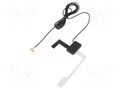 Antenna; 8dBi; DAB; 50Ω; black; 5VDC,12VDC; RG174; -40÷85°C 4CARMEDIA ANT.76