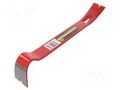 Clamp; flat tip; L: 380mm; W: 35mm; for nails; spring steel; crowbar C.K CK-T4310