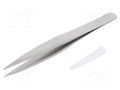 Tweezers; 123mm; for precision works; Blade tip shape: sharp C.K CK-T2347
