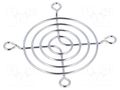 Guard; chrom-nickel steel; 60x60mm; screw; Body dim: Ø53x5.2mm Qualtek Electronics 08147
