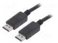 Cable; DisplayPort plug,HDMI plug; PVC; 1m; black; 28AWG GEMBIRD CC-DP-HDMI-1M