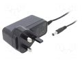 Power supply: switching; mains,plug-in; 24VDC; 1A; 24W; 85%; 0÷60°C XP POWER VEL24US240-UK-JA