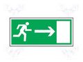 Safe condition sign; FLA; W: 150mm; H: 300mm ANRO 4E150/300FLA