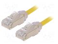 Patch cord; RJ45 plug,both sides; F/UTP,TX6A-28™; 6a; wire; Cu; 5m PANDUIT STP28X5MYL