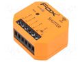 Blinds controller; flush mount; 85÷265VAC; IP20; FOX; 0÷45°C; Ch: 1 F&F WI-STR1S2-P