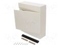 Enclosure: for modular components; IP40; No.of mod: 24; cosmos HAGER VD212PP