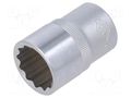 Socket; 12-angles,socket spanner; 18mm; 1/2"; Plating: chromium C.K CK-T4690M-18