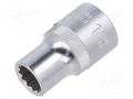 Socket; 12-angles,socket spanner; 11mm; 1/2"; Plating: chromium C.K CK-T4690M-11