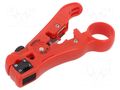 Stripping tool; Wire: coaxial; RG11,RG59,RG6,RG7 KNIPEX KNP.166006SB