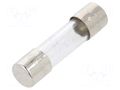Fuse: fuse; 500mA; 250VAC; medium time-lag; cylindrical,glass SCHURTER 0034.2513