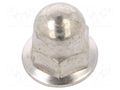 Nut; with flange; hexagonal; M5; 0.8; A2 stainless steel; 8mm; dome BOSSARD B5/BN20190