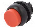 Switch: push-button; 22mm; Stabl.pos: 2; red; none; IP67; prominent EATON ELECTRIC M22S-DRH-R