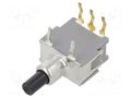 Switch: push-button; Pos: 2; DPDT; 0.05A; 0.05A; OFF-(ON); Body: grey KNITTER-SWITCH APE1F-RA