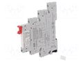 Relay: interface; SPDT; Ucoil: 24VAC,24VDC; for DIN rail mounting ABB CR-S024VADC1CRGS