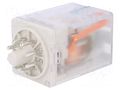 Relay: electromagnetic; DPDT; Ucoil: 12VDC; Icontacts max: 10A ABB CR-U012DC2L