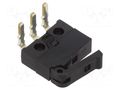 Microswitch SNAP ACTION; 0.5A/30VDC; SPDT; Rcont max: 100mΩ; PCB KNITTER-SWITCH DM-SSM01DL2