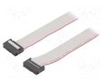 Ribbon cable with IDC connectors; Tape ph: 1.27mm; 0.6m CONNFLY DS1052-162B2MA2060