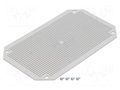 Mounting plate; plastic; perforated FIBOX NEOMPI3222