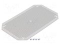 Mounting plate; plastic; perforated FIBOX NEOMPI3222