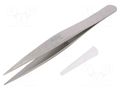 Tweezers; 120mm; for precision works; Blade tip shape: sharp WELLER WEL.OOSASL