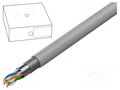Wire; SF/UTP; 4x2x26AWG; 5e; stranded; Cu; Insulation: PVC; grey DIGITUS DK-1531-P-1-1