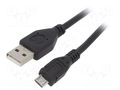 Cable; USB 2.0; USB A plug,USB B micro plug; gold-plated; 3m GEMBIRD CCP-MUSB2-AMBM-10