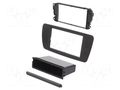 Radio frame; Seat; 2 DIN; dark grey ACV RAM-40.655.1