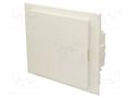 Enclosure: for modular components; IP40; plaster embedded HAGER VF112PD