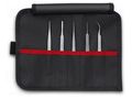 Set of tweezers; for precision works; 5pcs. KNIPEX KNP.920002