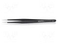 Tweezers; Blade tip shape: sharp; Tweezers len: 140mm; ESD KNIPEX KNP.922103ESD