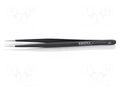 Tweezers; Blade tip shape: sharp; Tweezers len: 140mm; ESD KNIPEX KNP.922103ESD