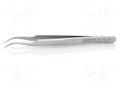 Tweezers; 120mm; for precision works; Blades: curved KNIPEX KNP.923101