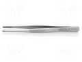 Tweezers; 120mm; Blade tip shape: rounded; universal KNIPEX KNP.926443