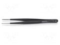 Tweezers; Blade tip shape: rounded; Tweezers len: 145mm; ESD KNIPEX KNP.927877ESD