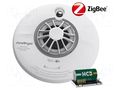 Meter: heat detector; 132x60mm; 4÷38°C; Interface: ZigBee FIREANGEL FA-HT-630+ZB