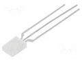 LED; red/green; rectangular; 2x5x7mm; 14mcd; 8mcd; 110°; Front: flat LUMEX SSL-LX2579IGW