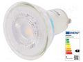 LED lamp; warm white; GU10; 230VAC; 225lm; P: 2.7W; 36°; 3000K PHILIPS 72829100