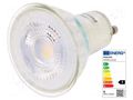 LED lamp; warm white; GU10; 230VAC; 355lm; P: 4.6W; 36°; 2700K PHILIPS 77413400