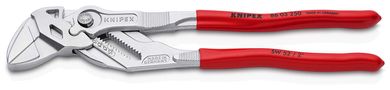 KNIPEX 86 03 250 Pliers Wrench pliers and a wrench in a single tool plastic coated chrome-plated 250 mm 86 03 250 4003773033837