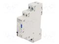 Relay: installation; bistable,impulse; NC + NO; Ucoil: 24VDC; BI ISKRA BI232-11/24VDC