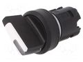 Switch: rotary; 22mm; Stabl.pos: 2; black; depending on the holder SIEMENS 3SU1002-2BF60-0AA0