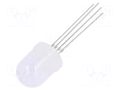 LED; RGB; 10mm; 30°; Front: convex; 1.8÷2.6/2.9÷3.6/2.9÷3.6VDC OPTOSUPPLY OSTAMCA132A