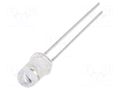 CRLED; red; 5mm; 3000mcd; 60°; Front: convex; 5÷20VDC; No.of term: 2 OPTOSUPPLY OSR5PA5B61A-CR14