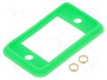 Socket gasket; SLIM; green; 29mm; Gasket: silicone CLIFF CP299815