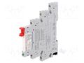 Relay: interface; SPDT; Ucoil: 24VAC,24VDC; for DIN rail mounting ABB CR-S024VADC1CRS