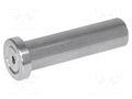 Assembly pin; Ø: 8mm; L: 16mm; without cross hole,with washer ELESA+GANTER GN2342-NI-8-16-B-1