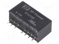 Converter: DC/DC; 3W; Uin: 9÷18VDC; Uout: 15VDC; Uout2: -15VDC; SIP XP POWER IZ1215S