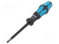 Screwdriver: insulated; Pozidriv®; PZ1; Blade length: 80mm PHOENIX CONTACT PH-1206450